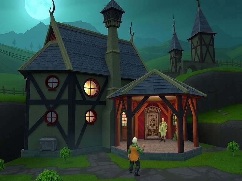 Spooky Hamlet Mission Village Exploration