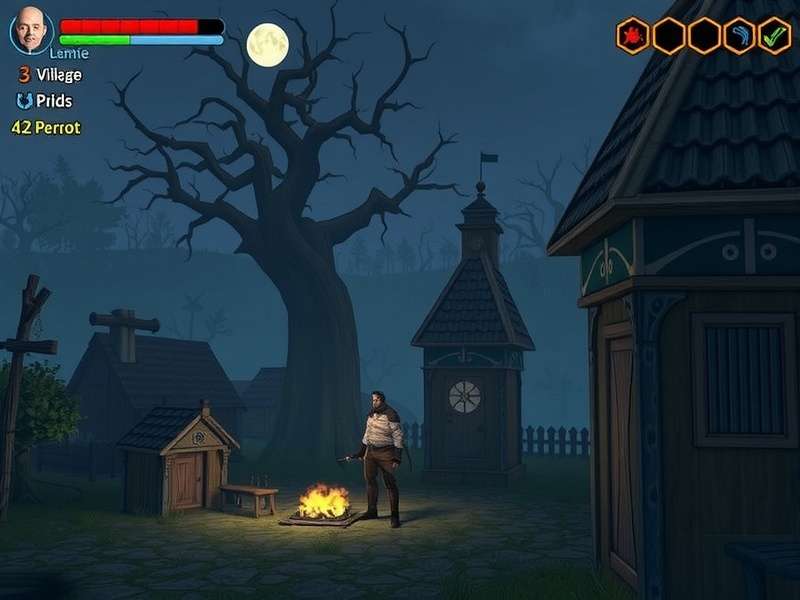 Spooky Hamlet Mission Gameplay Screenshot